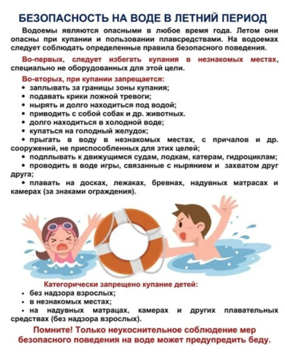 Безопасность на водных объектах в летний период Безопасность на водных объектах в летний период.